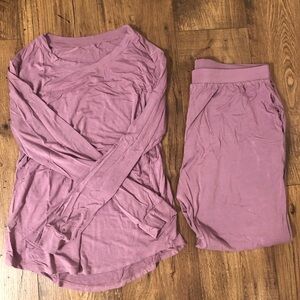 Kyte Baby Adult Women’s Pajama Jogger Set M Dusty Rose